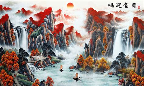 风水画|十大著名风水画鸿运当头，诸多名家作品赏析